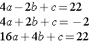 command quadratic fit